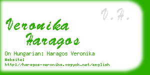 veronika haragos business card